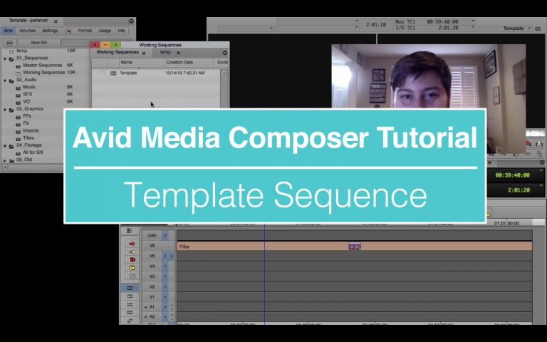 EVF Tutorial – Template Sequence in Avid Media Composer