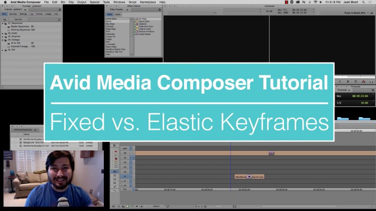 Fixed vs. Elastic Keyframes in Avid Media Composer – EVF Tutorial