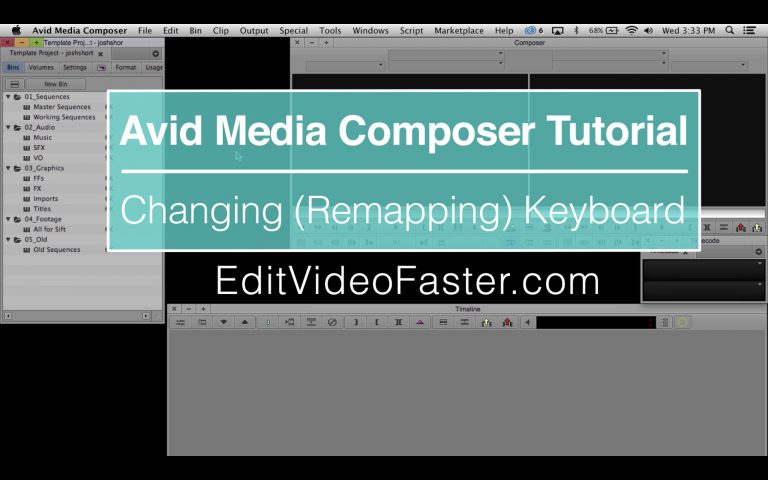 Mastering Avid Media Composer’s Keyboard Shortcuts – Lesson 1: Tools