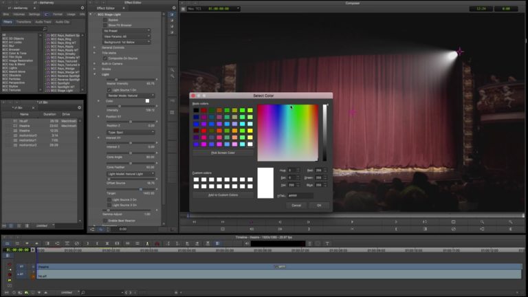 Continuum Premium Filters for Avid Media Composer: Stage Light
