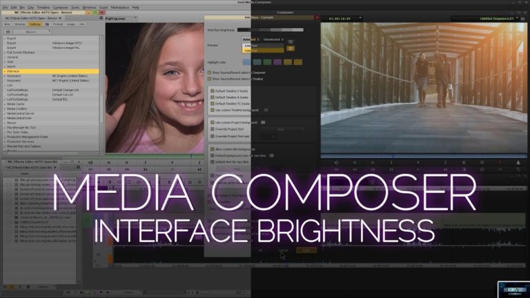 Media Composer 2018 | Interface Brightness