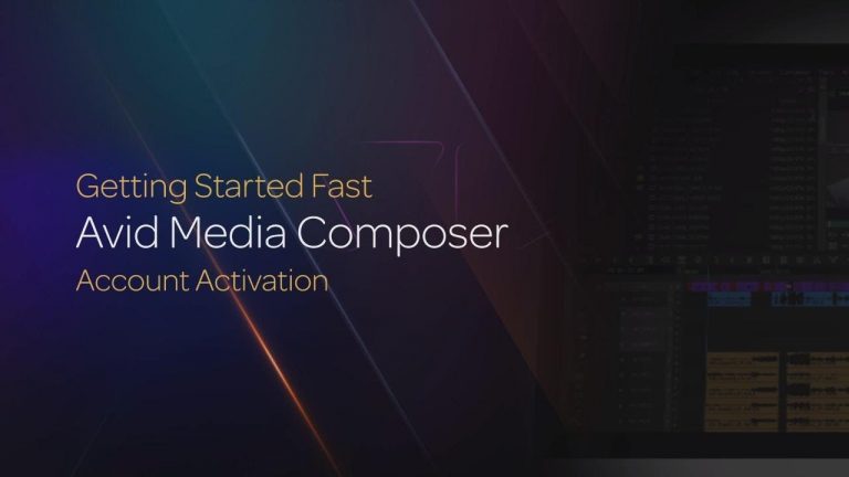 Account Activation for Media Composer
